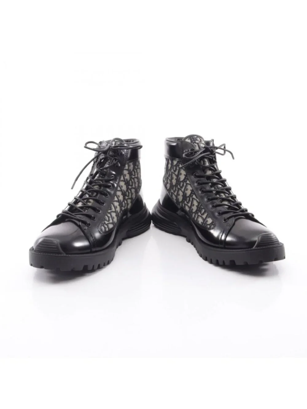 Dior Boots Combat Oblique Short Leather